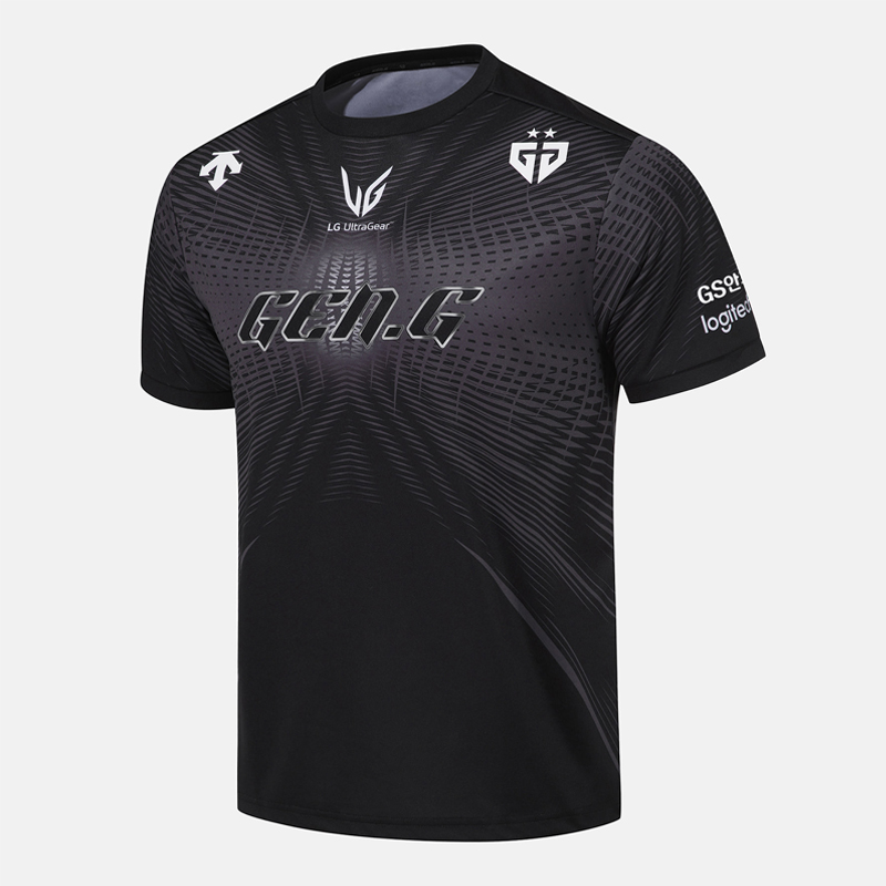 Esports Gaming T Shirt - リーグ・オブ・レジェンド eスポーツチーム Gen.G 2025 ワールド公式選手ジャージ LOLユニフォーム
