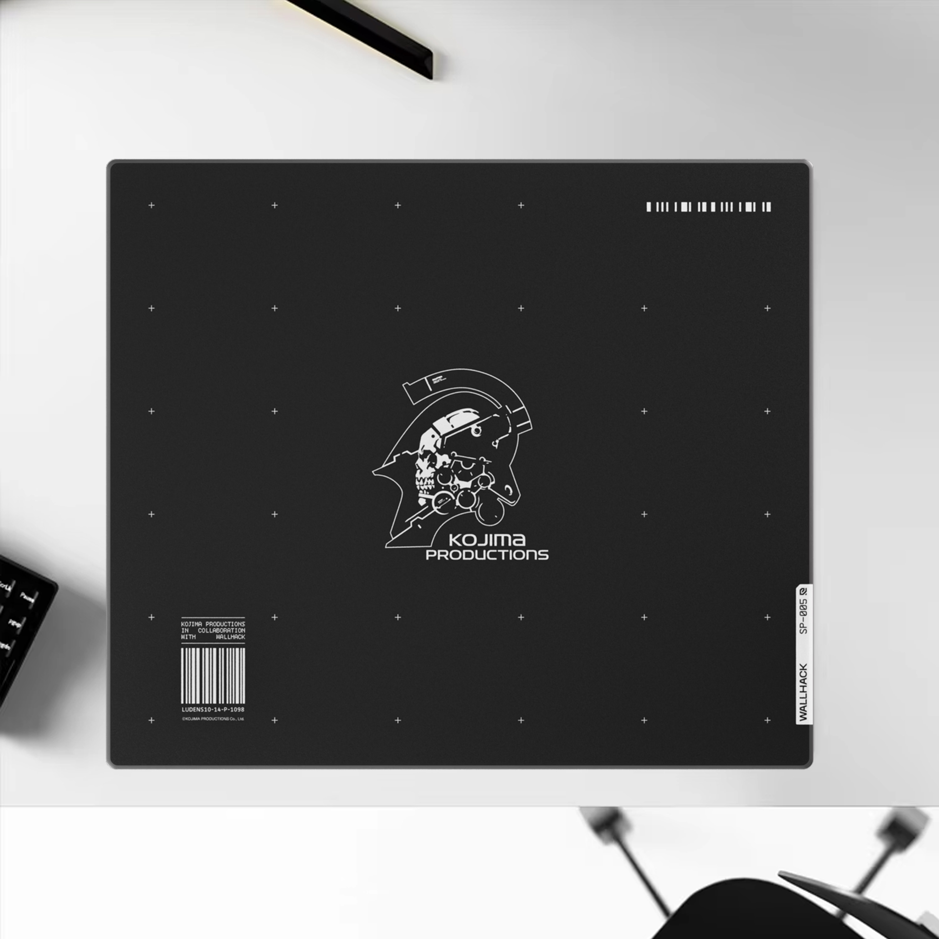 W-WALLHACK SP005 強化ガラス製マウスパッド  - Esports Gaming Logo のレビューと価格