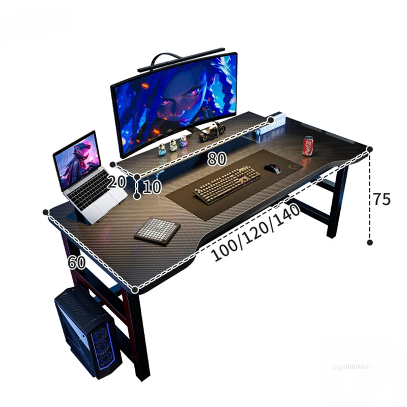 高級デスクトップコンピューターデスク ホームeスポーツゲーミ - Esports Gaming Houses のレビューと価格