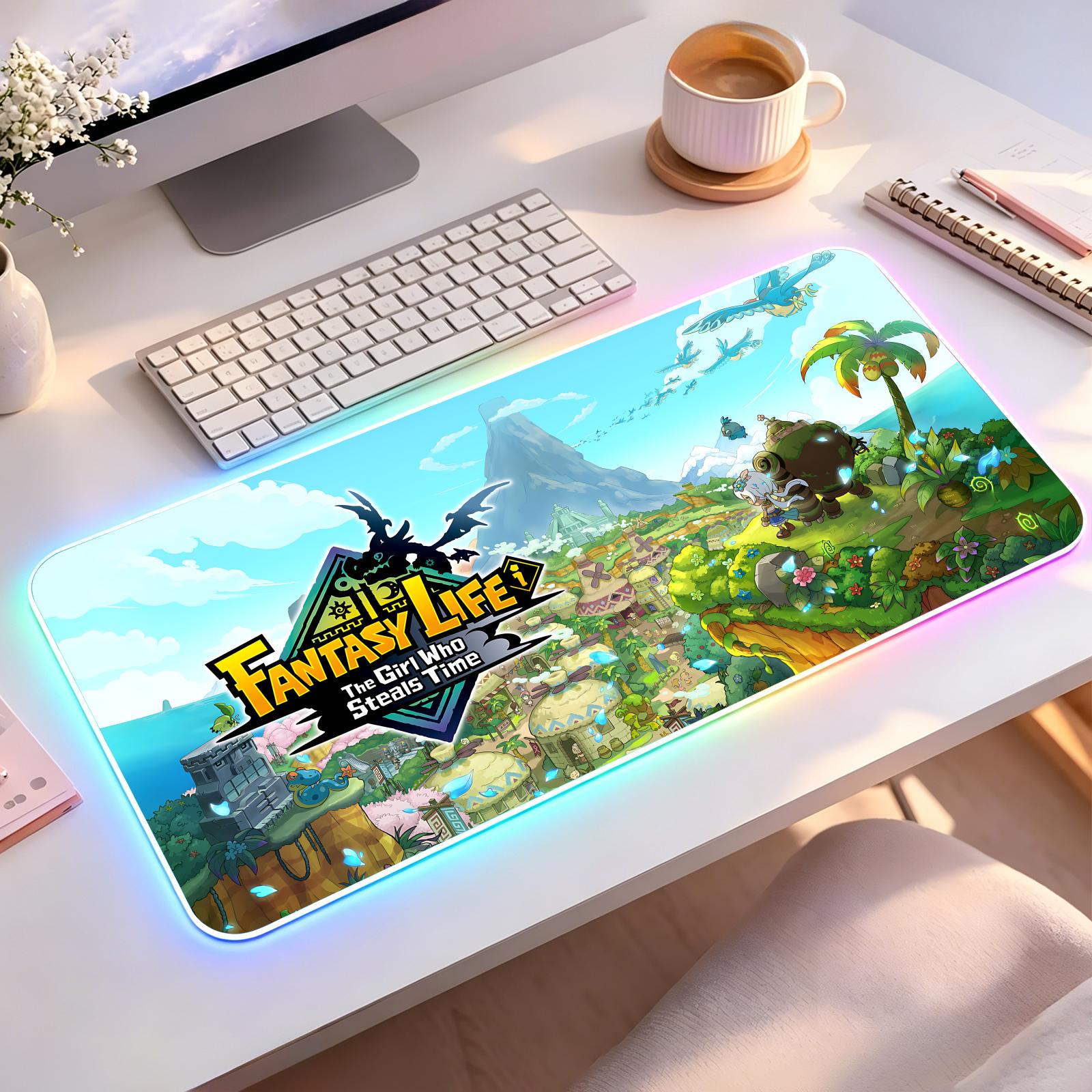 大型RGBバックライト付きeスポーツゲーミングマウスパッド、 - Mouse Pad Extended Rgb のレビューと価格