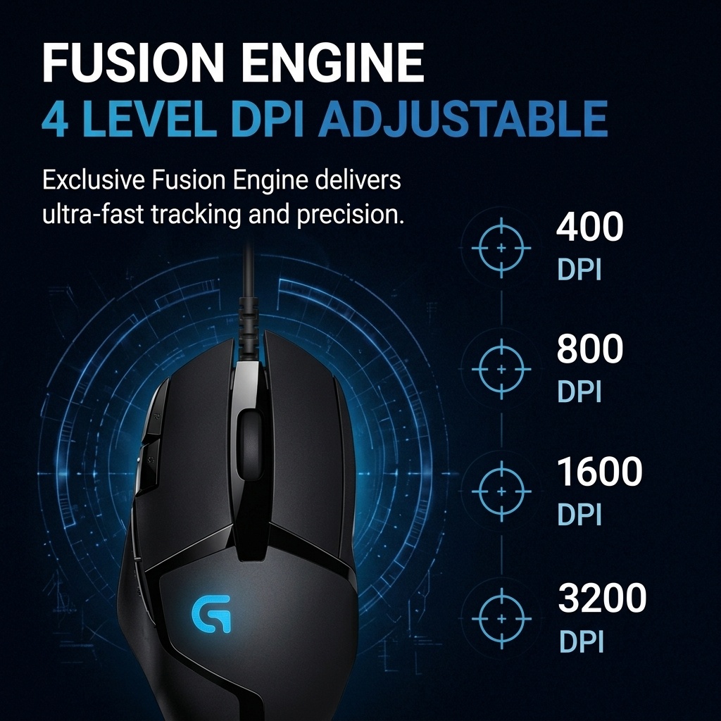 ロジクール G402 有線ゲーミングマウス PC ノートパソ - Esports Gaming Logo のレビューと価格
